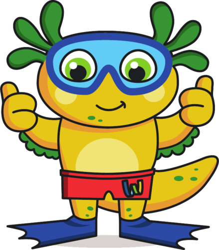 Flossi der Axolotl